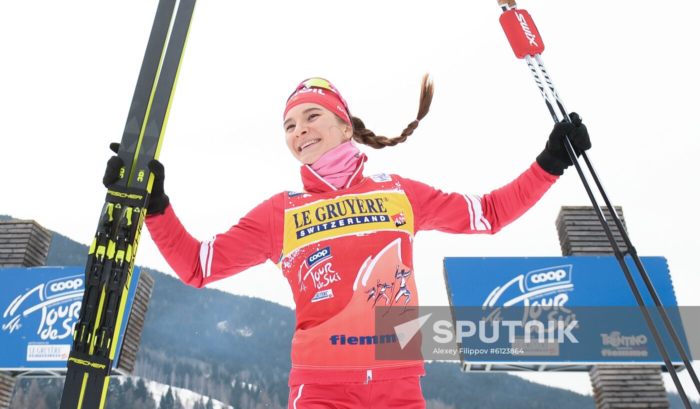 Italy Cross-Country Tour de Ski Women Mass Start