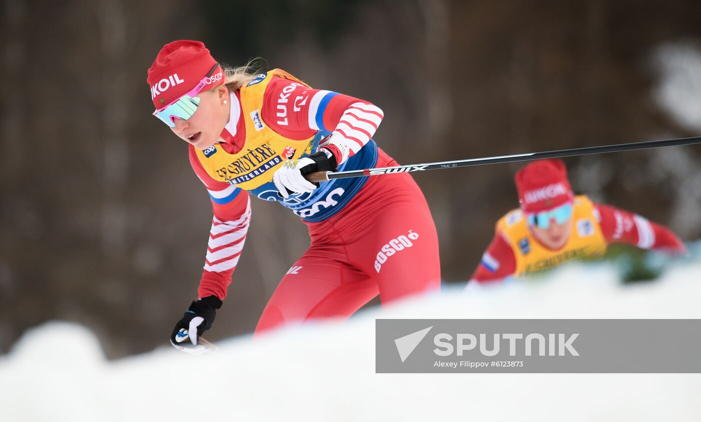 Italy Cross-Country Tour de Ski Women Mass Start