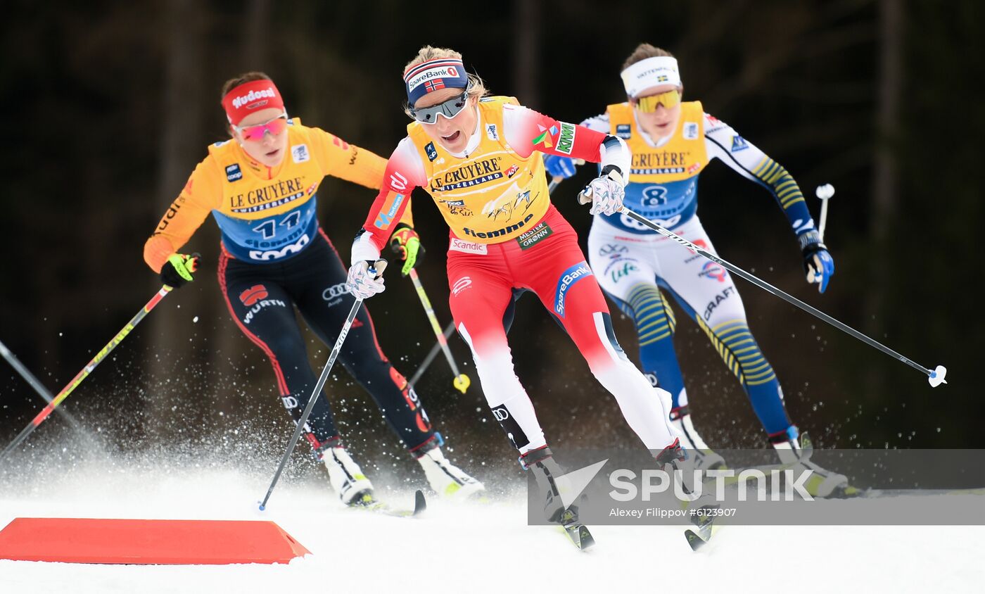 Italy Cross-Country Tour de Ski Women Mass Start