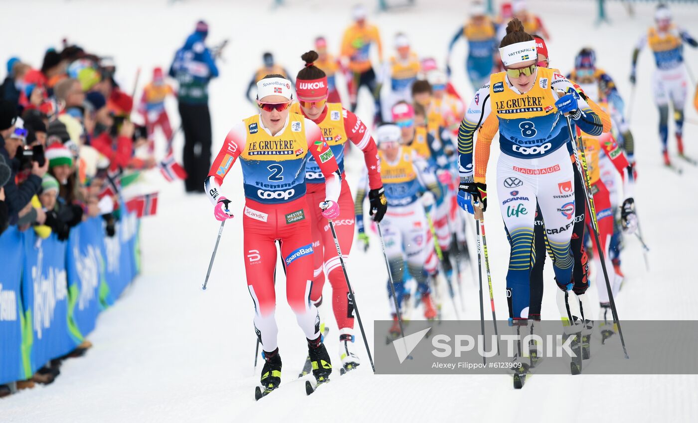 Italy Cross-Country Tour de Ski Women Mass Start