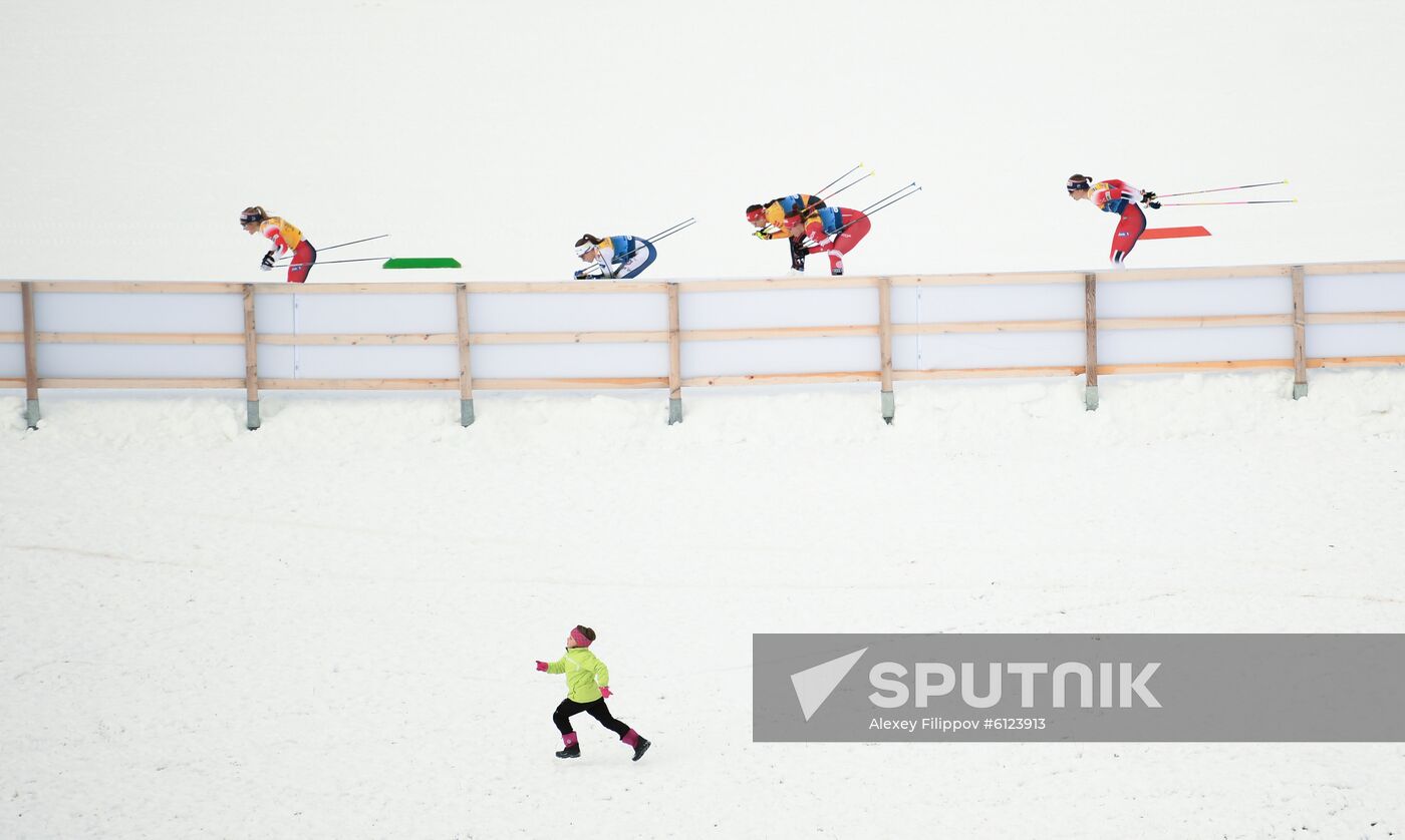 Italy Cross-Country Tour de Ski Women Mass Start