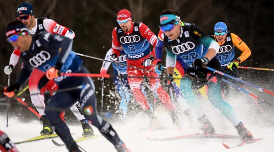 Italy Cross-Country Tour de Ski Men Mass Start