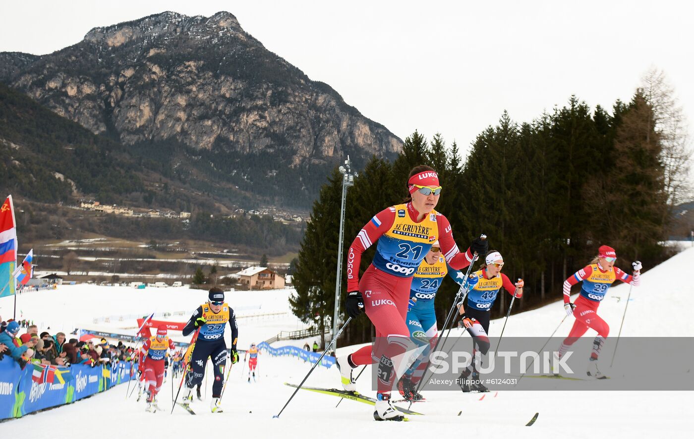 Italy Cross-Country Tour de Ski Women Mass Start