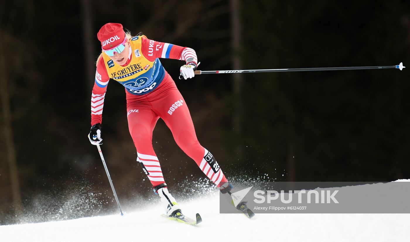 Italy Cross-Country Tour de Ski Women Mass Start