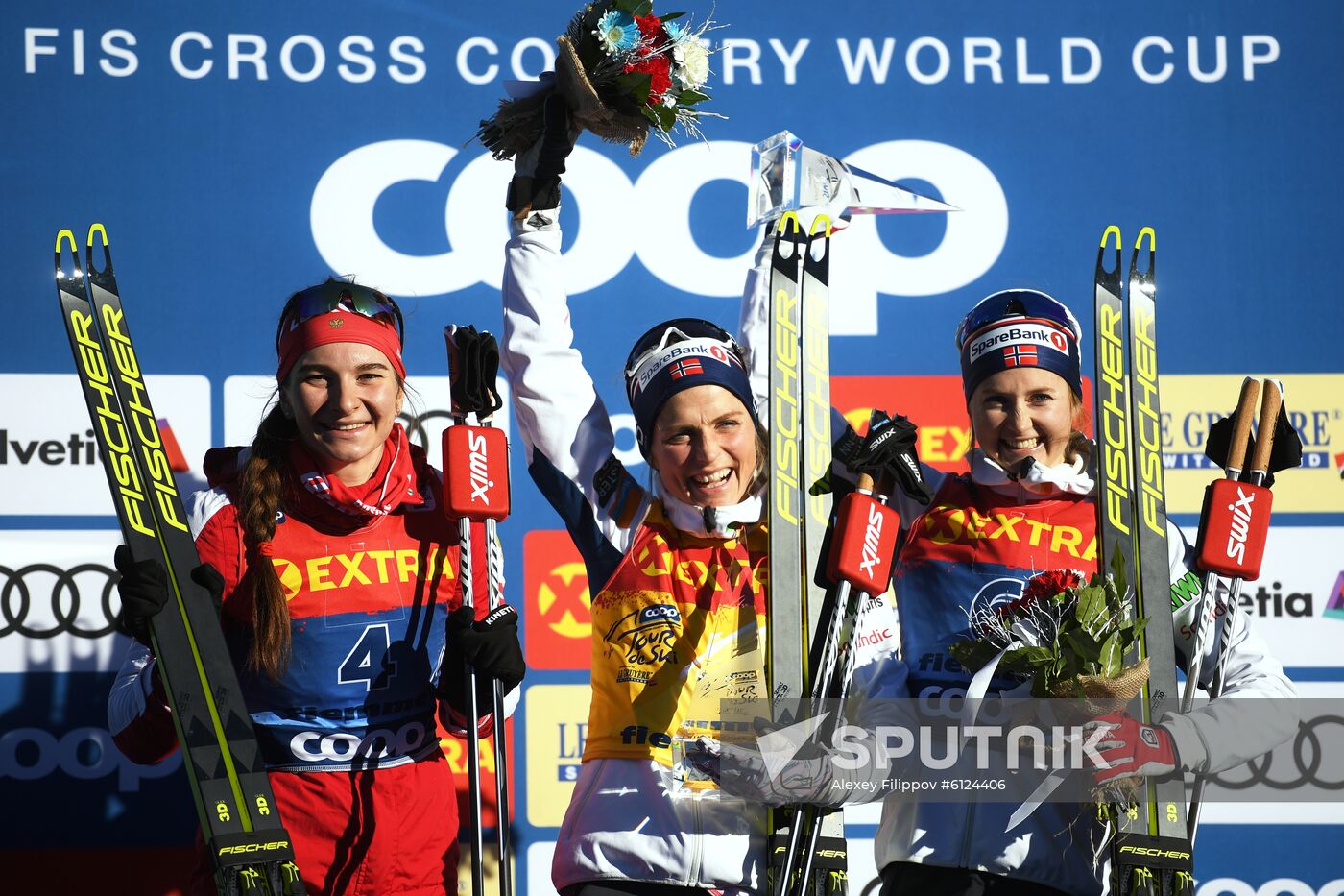 Italy Cross-Country Tour de Ski Women Mass Start