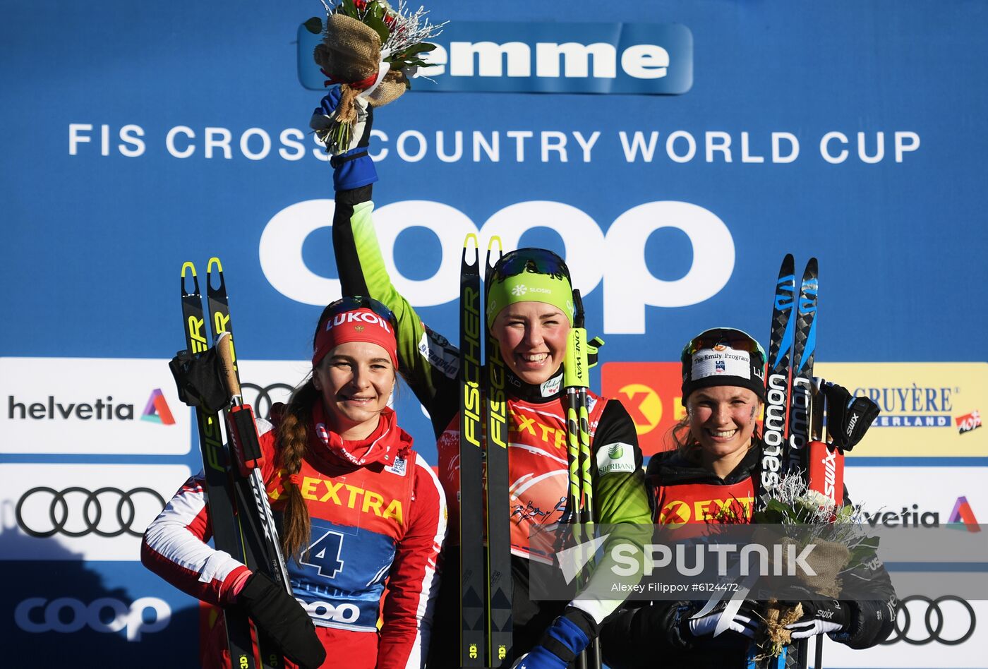 Italy Cross-Country Tour de Ski Women Mass Start