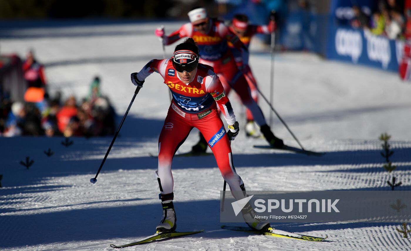 Italy Cross-Country Tour de Ski Women Mass Start