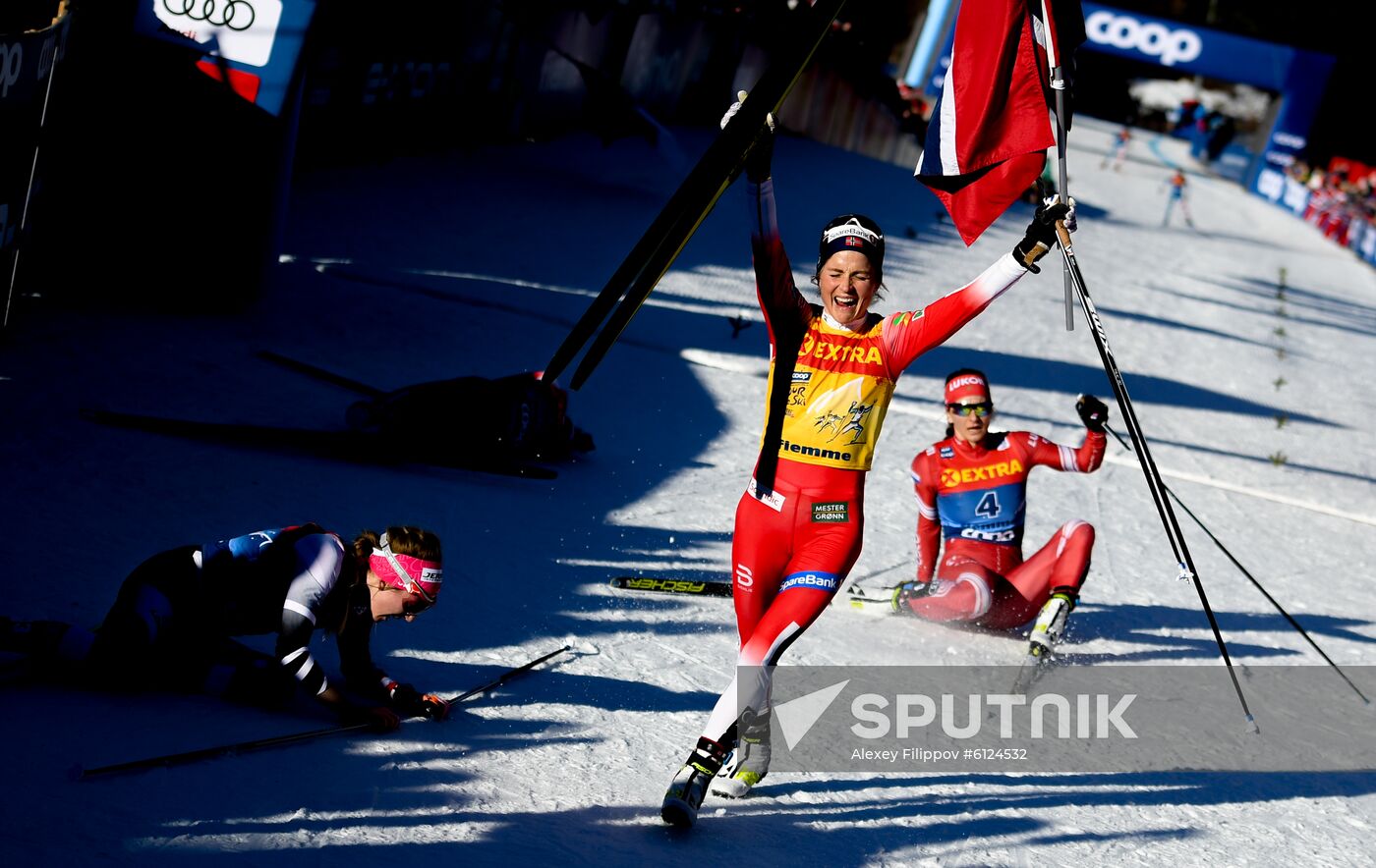 Italy Cross-Country Tour de Ski Women Mass Start