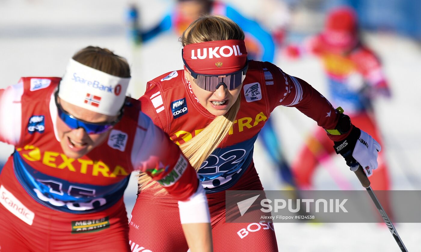 Italy Cross-Country Tour de Ski Women Mass Start