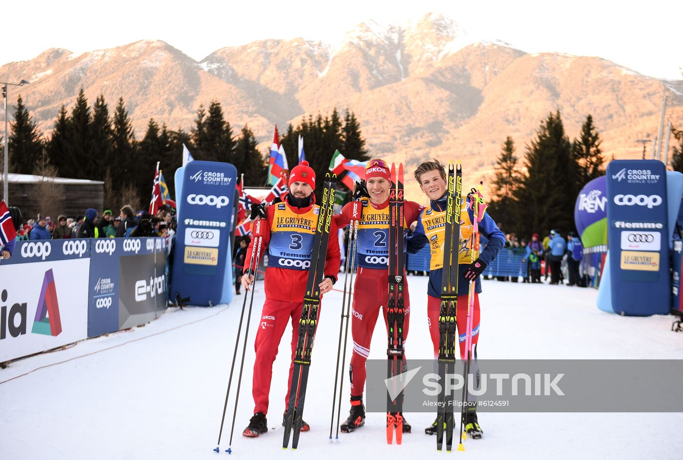 Italy Cross-Country Tour de Ski Men Mass Start