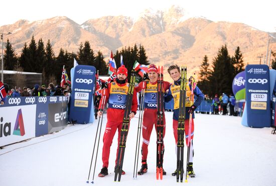 Italy Cross-Country Tour de Ski Men Mass Start