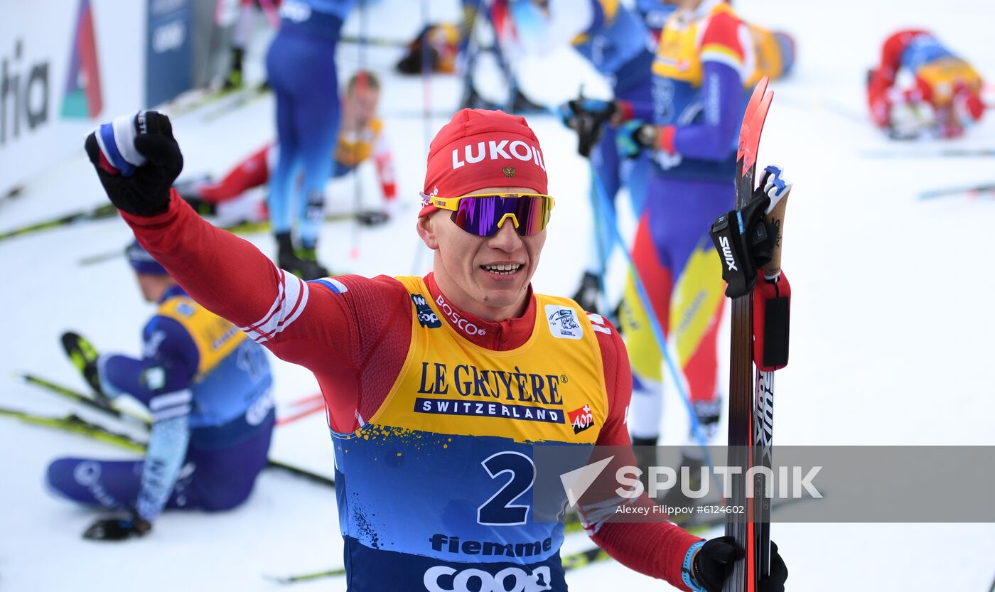 Italy Cross-Country Tour de Ski Men Mass Start