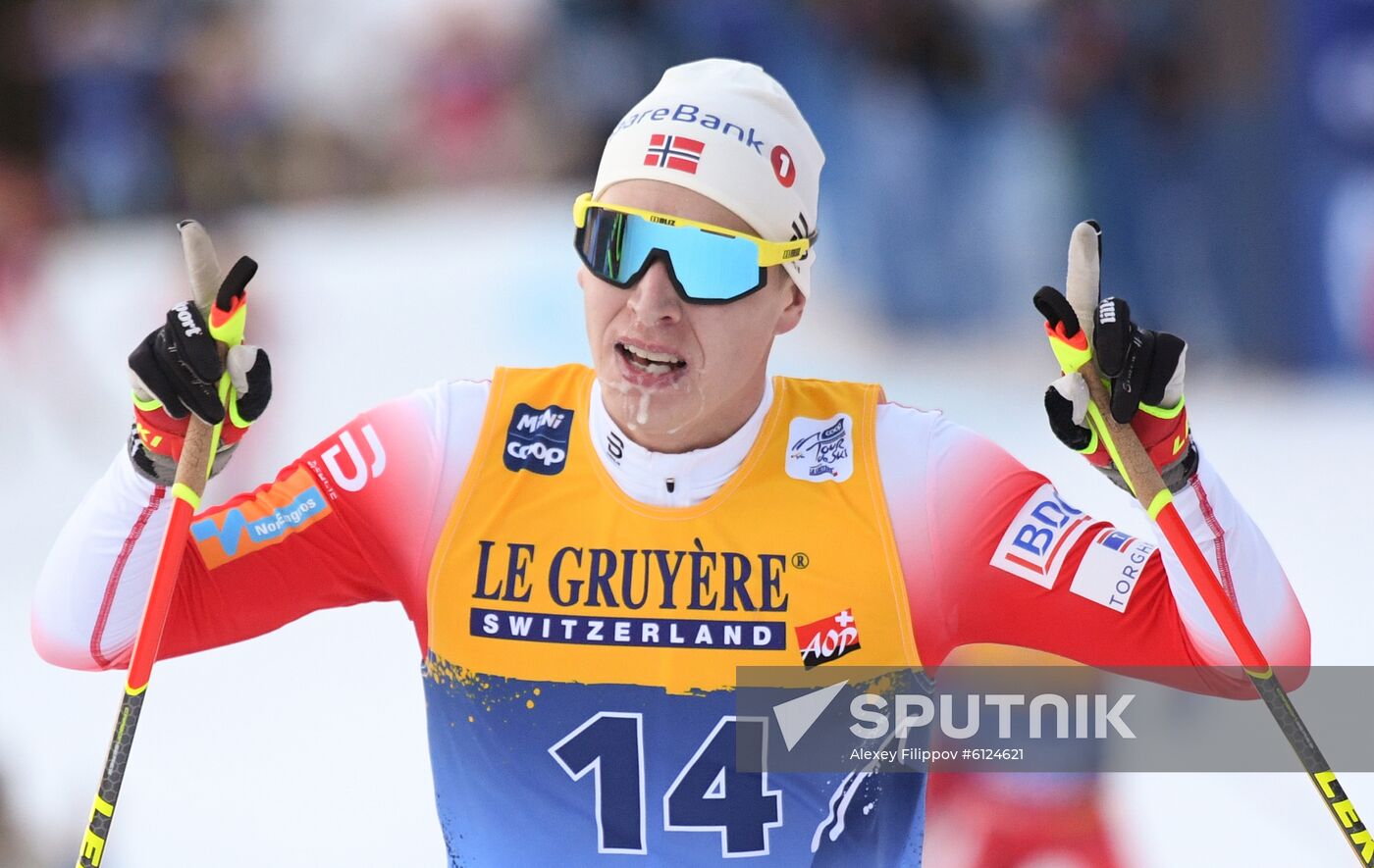 Italy Cross-Country Tour de Ski Men Mass Start