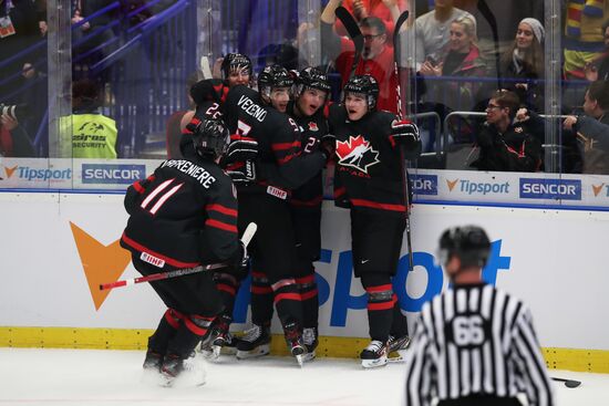 Czech Republic Ice Hockey Junior Worlds Canada - Russia