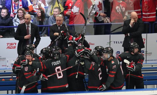 Czech Republic Ice Hockey Junior Worlds Canada - Russia
