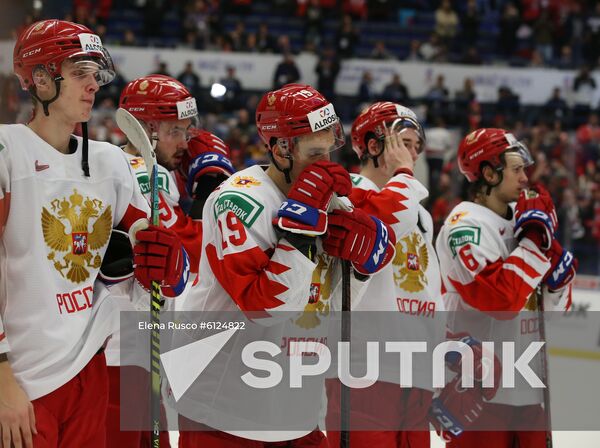 Czech Republic Ice Hockey Junior Worlds Canada - Russia