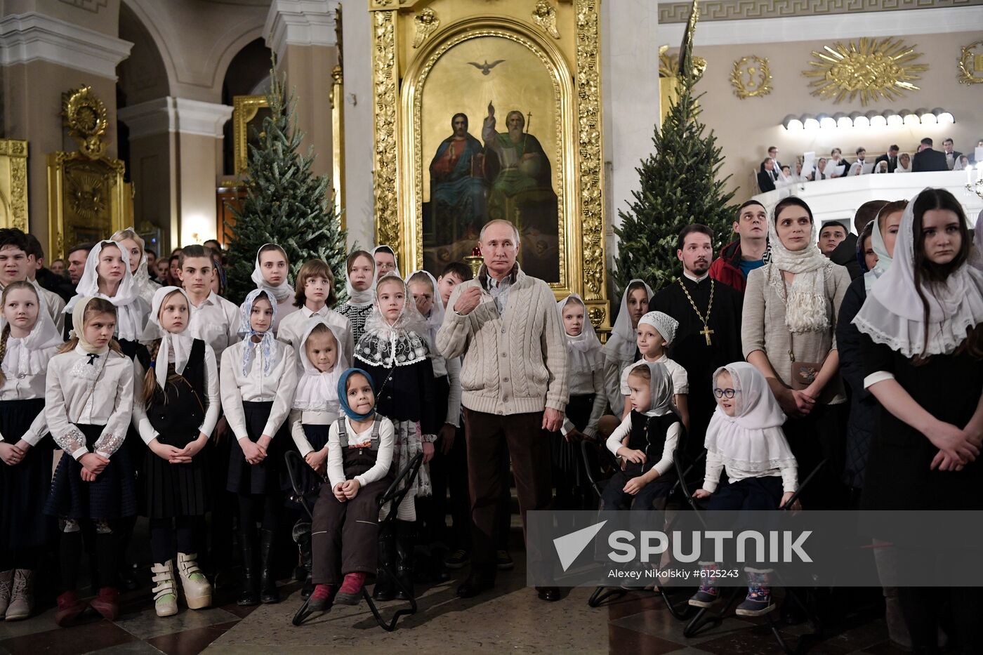 Russia Putin Orthodox Christmas