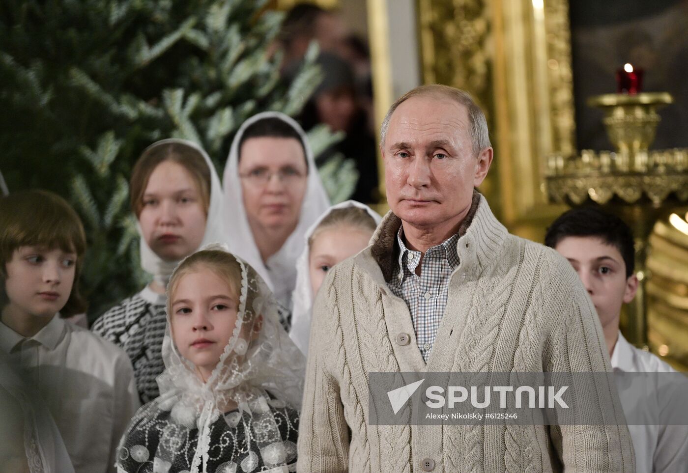 Russia Putin Orthodox Christmas