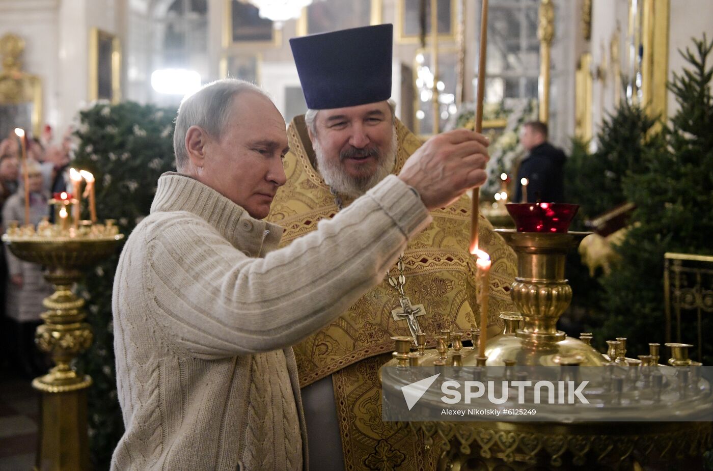 Russia Putin Orthodox Christmas