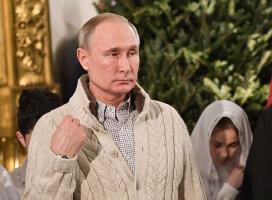 Russia Putin Orthodox Christmas