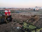 In this handout photo released by Iranian Red Crescent Society (IRCS), people work at the site of the Ukraine International Airlines' Boeing 737-800 passenger plane crash in the vicinity of the town of Parand, outside Tehran, Iran. The plane which was bound for Ukraine's capital of Kiev with almost 170 people on board, crashed earlier in the day shortly after take-off from Imam Khomeini International Airport. All passengers and crew lost their lives in the crash incident. Editorial use only, no archive, no commercial use. Location: Iran, Tehran. Iran Ukraine Plane Crash