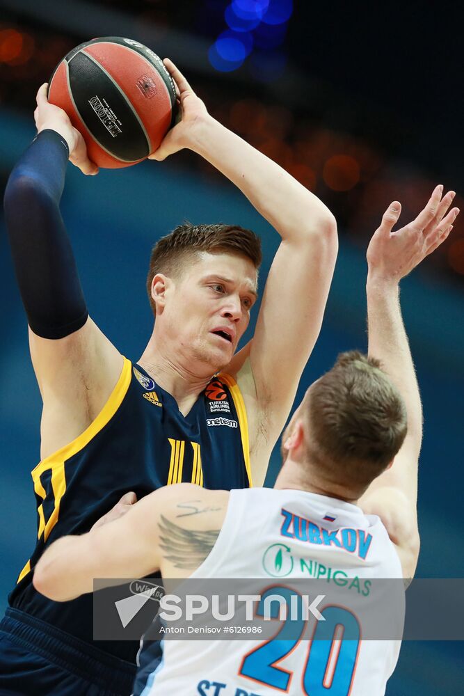 Russia Basketball Euroleague Khimki - Zenit