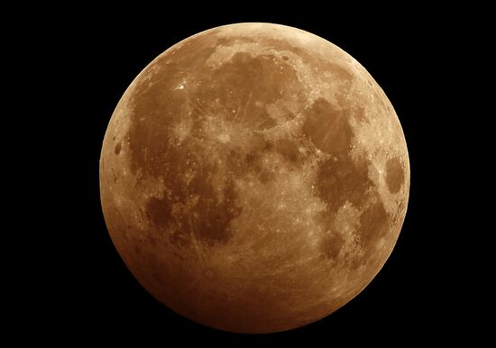 Russia Lunar Eclipse
