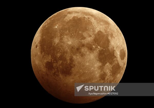Russia Lunar Eclipse