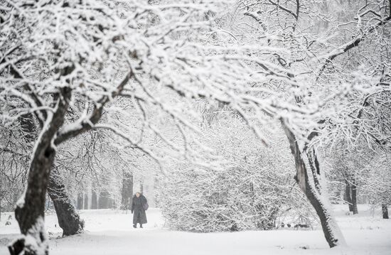 Russia Moscow Winter