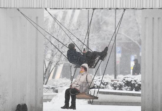 Russia Moscow Winter