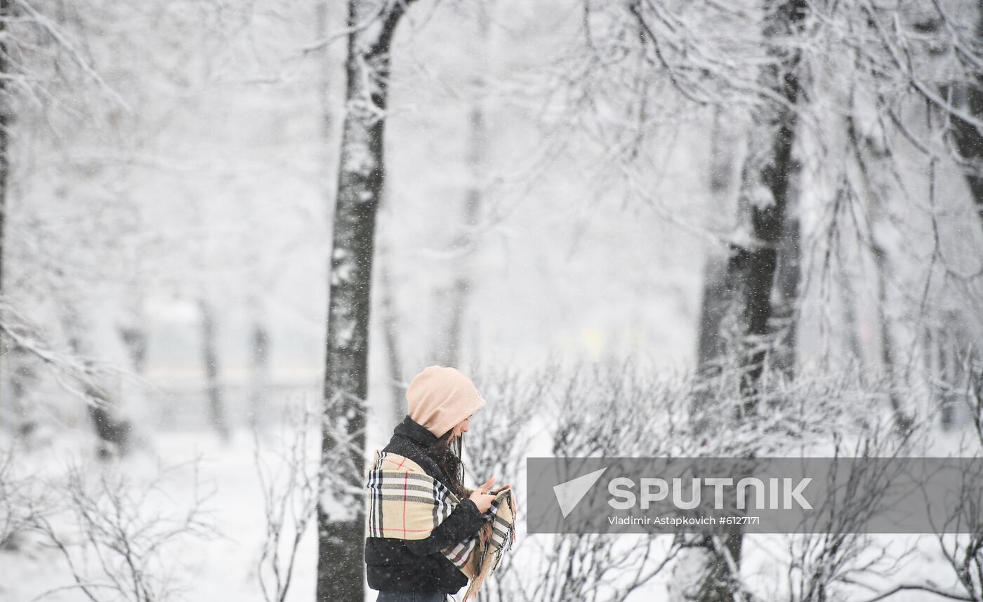 Russia Moscow Winter