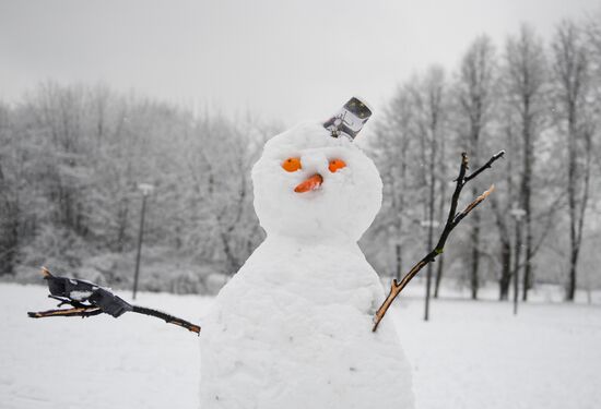 Russia Moscow Winter