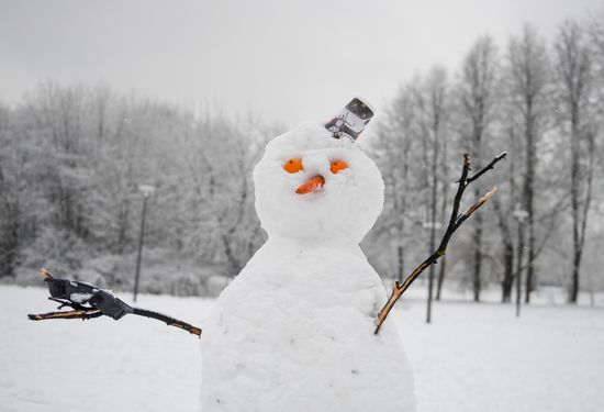 Russia Moscow Winter