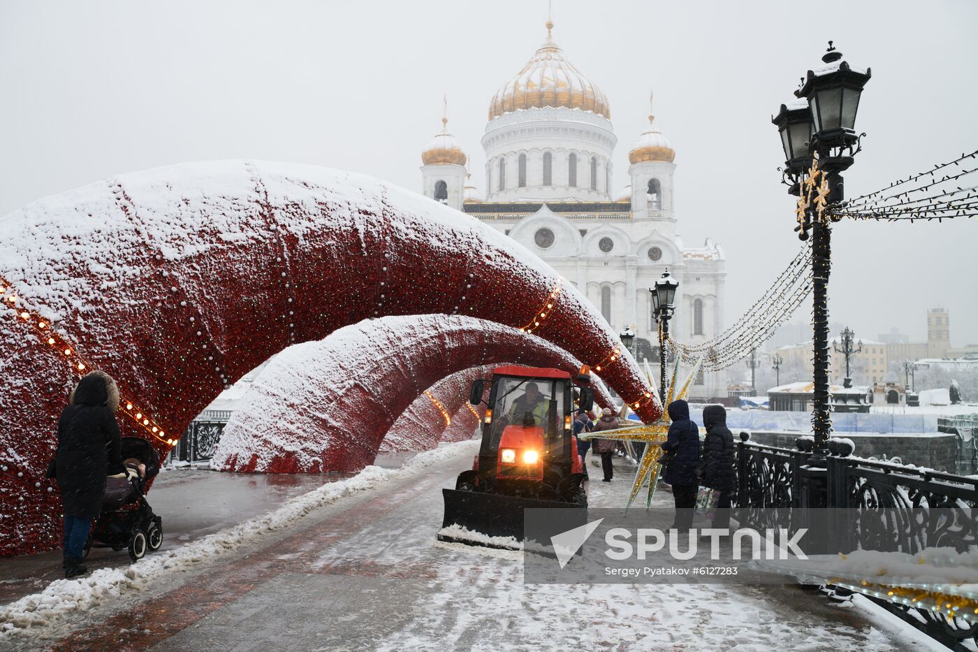 Russia Moscow Winter