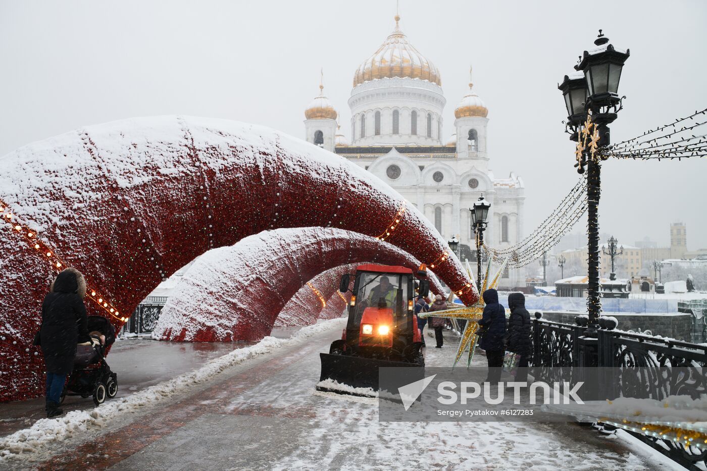 Russia Moscow Winter