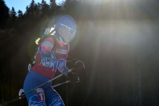 Switzerland Youth Olympic Games Biathlon Women Individual
