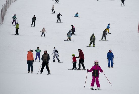 Russia Moscow Winter