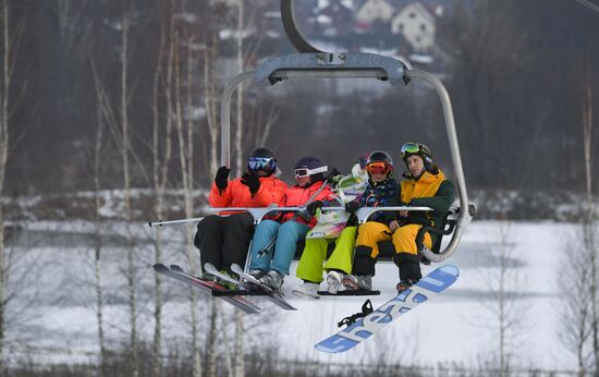 Russia Moscow Winter