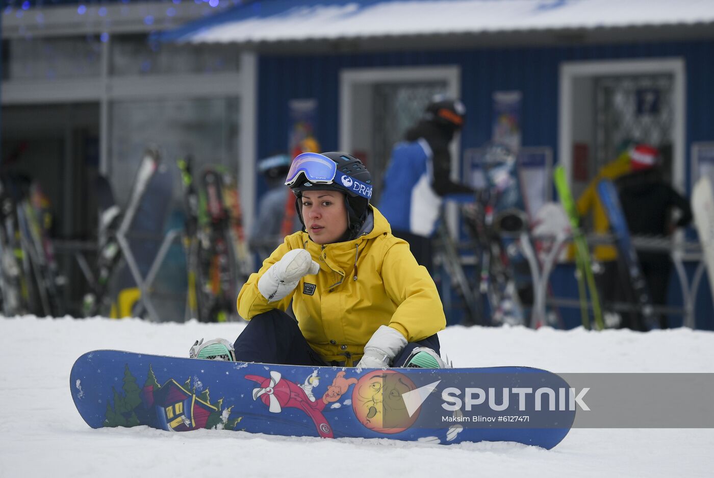 Russia Moscow Winter