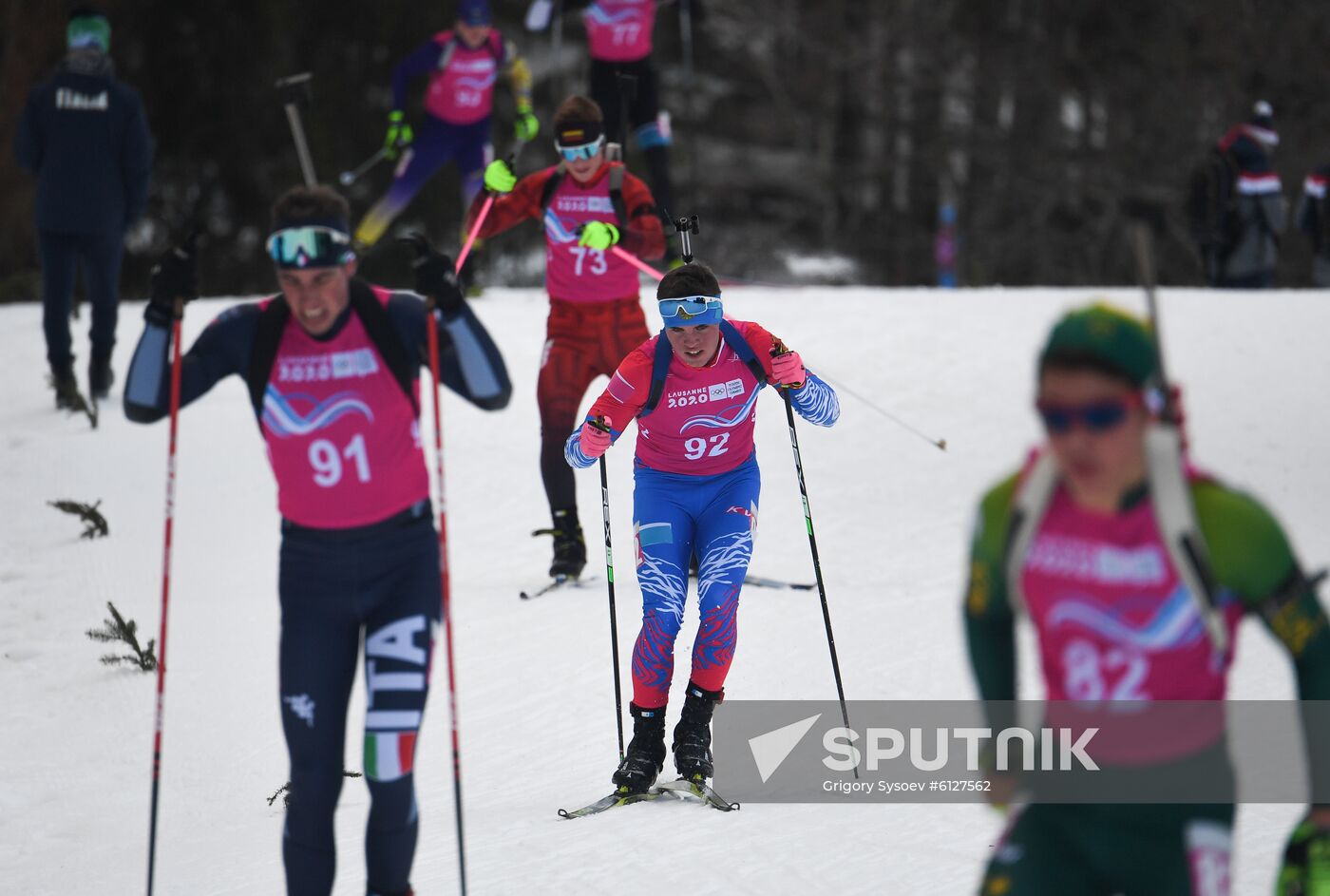 Switzerland Youth Olympic Games Biathlon Men Individual