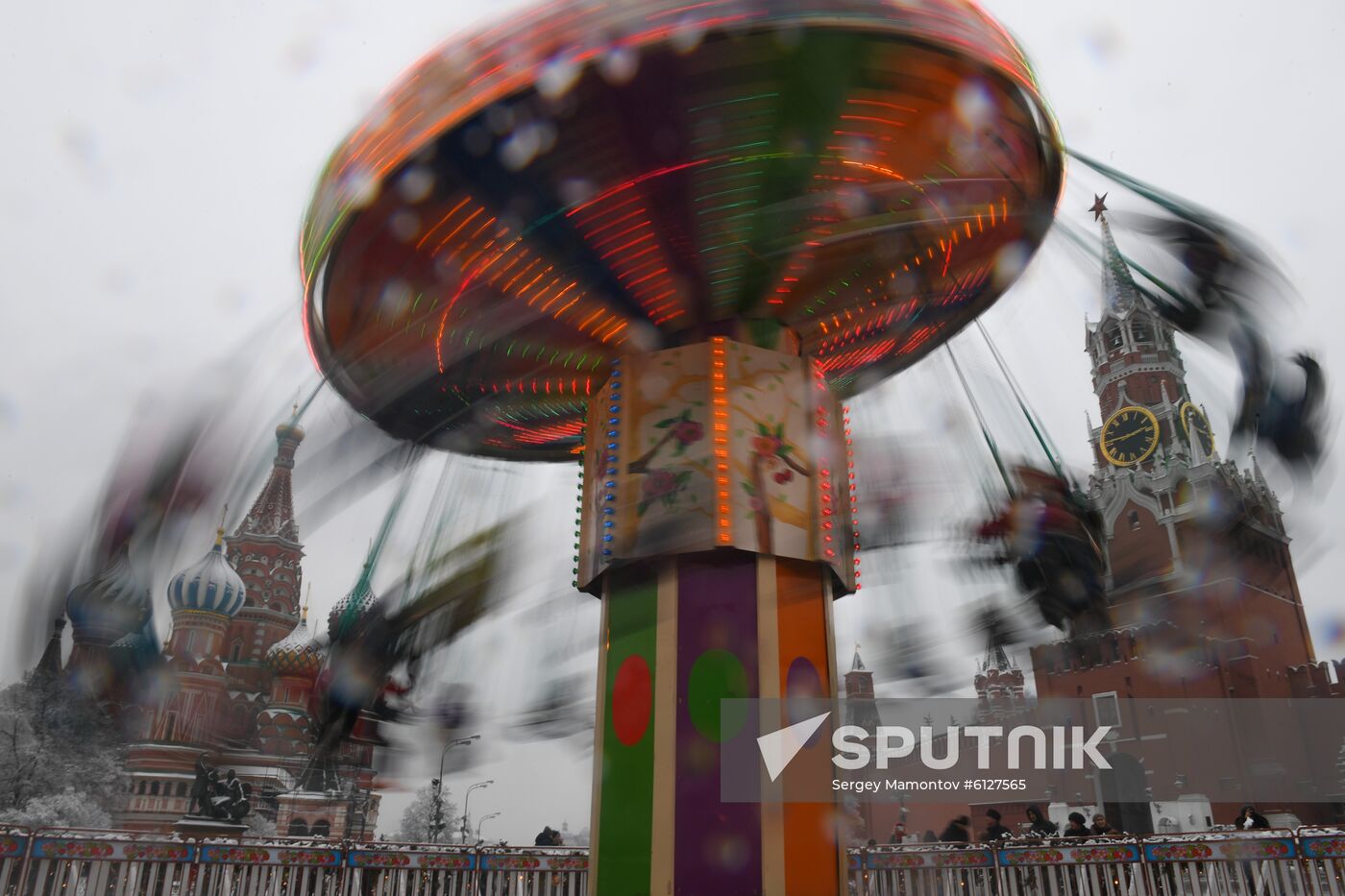 Russia Moscow Winter