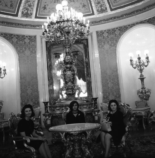 Princess of Kuwait Latifa Fahaz in Moscow