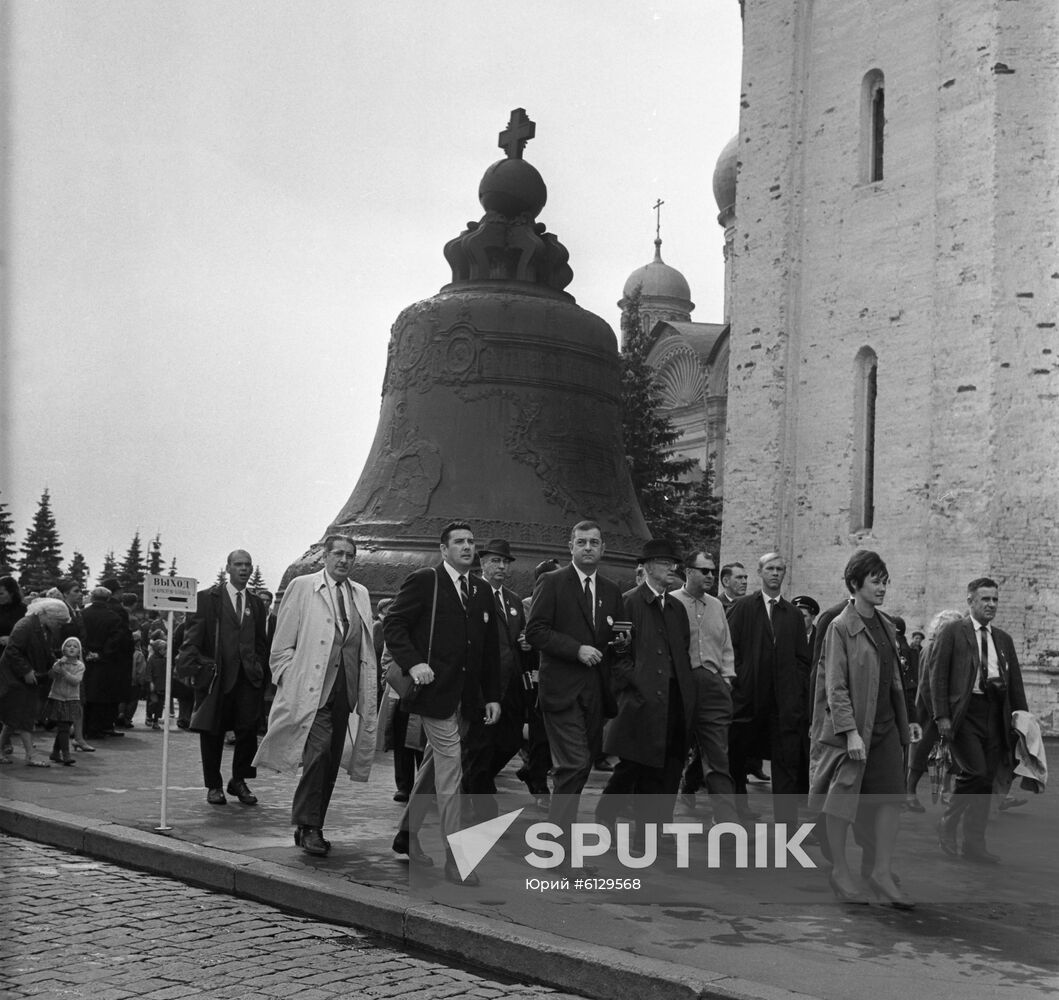 US tourists in Moscow