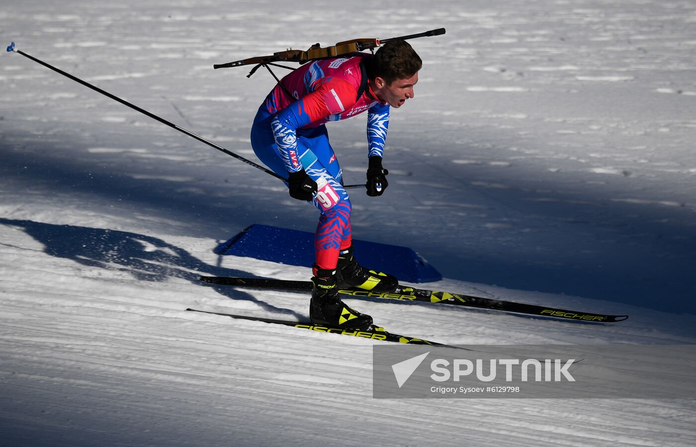 Switzerland Youth Olympic Games Biathlon Men Sprint