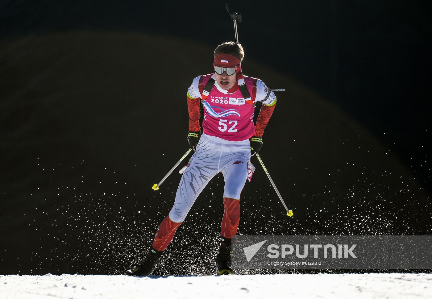 Switzerland Youth Olympic Games Biathlon Men Sprint
