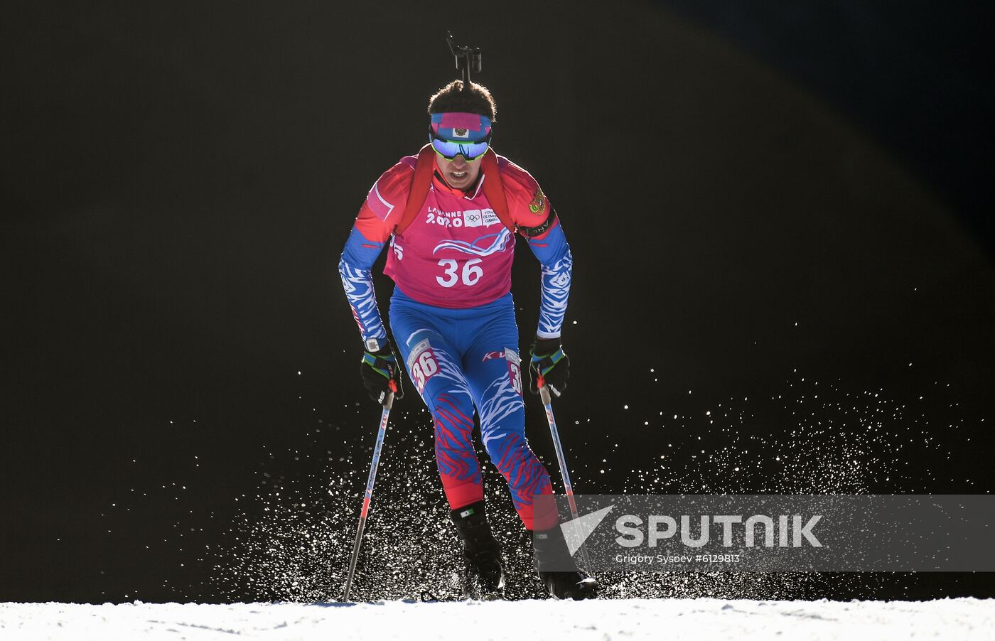 Switzerland Youth Olympic Games Biathlon Men Sprint