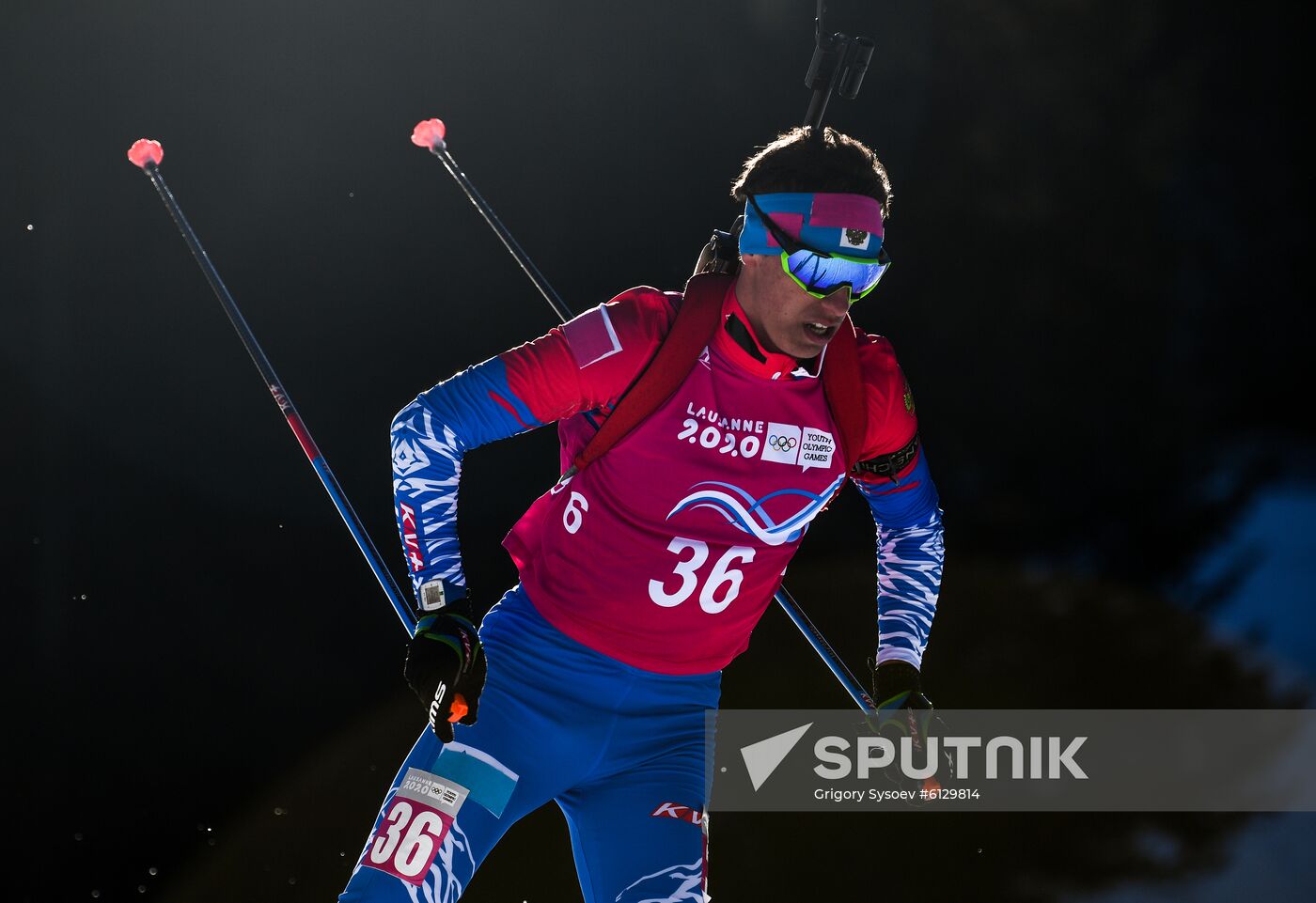 Switzerland Youth Olympic Games Biathlon Men Sprint