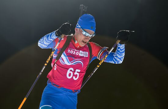 Switzerland Youth Olympic Games Biathlon Men Sprint