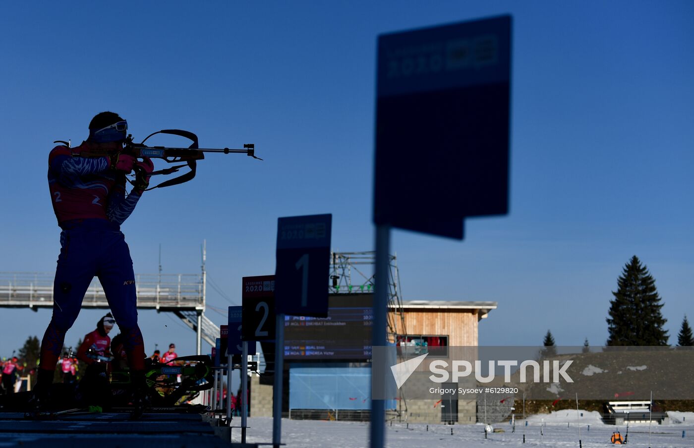 Switzerland Youth Olympic Games Biathlon Men Sprint