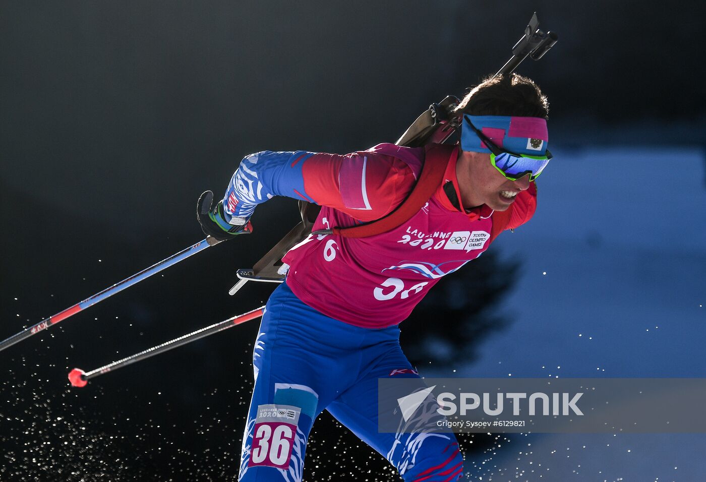 Switzerland Youth Olympic Games Biathlon Men Sprint